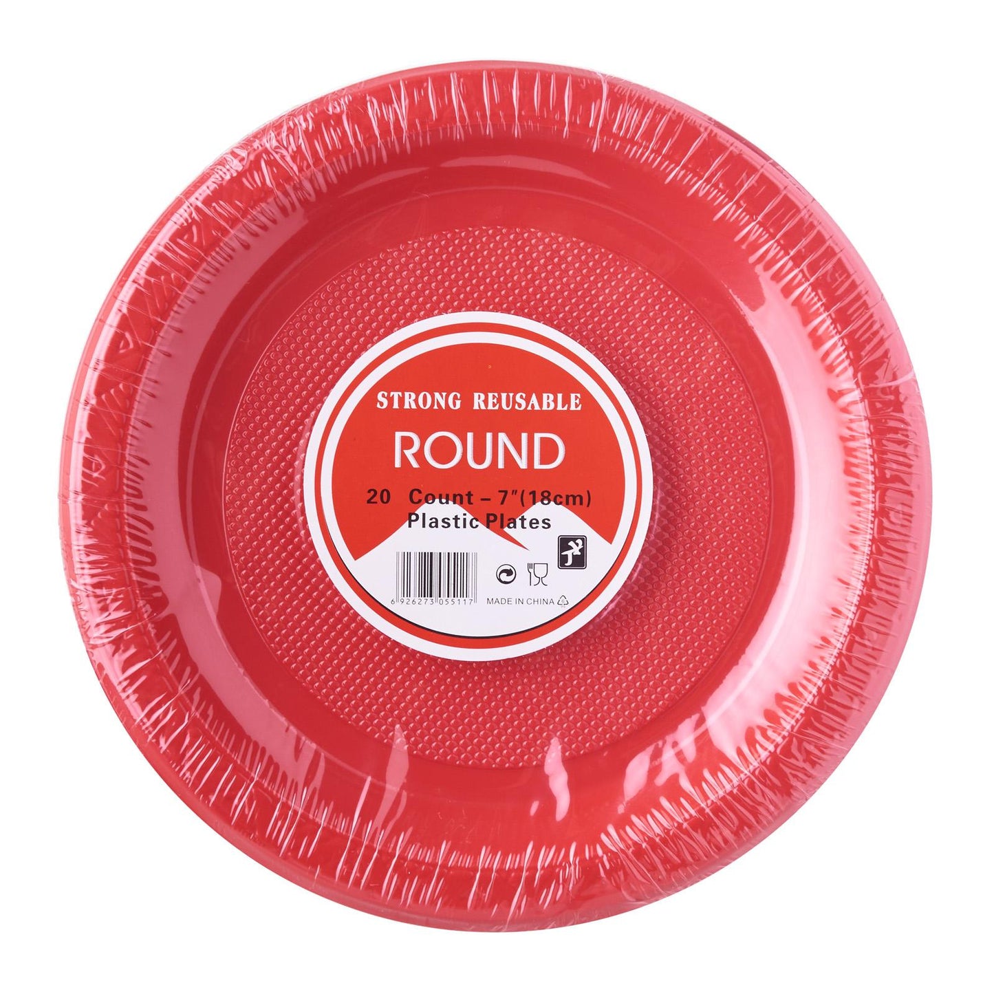 Red Plastic Party Plates