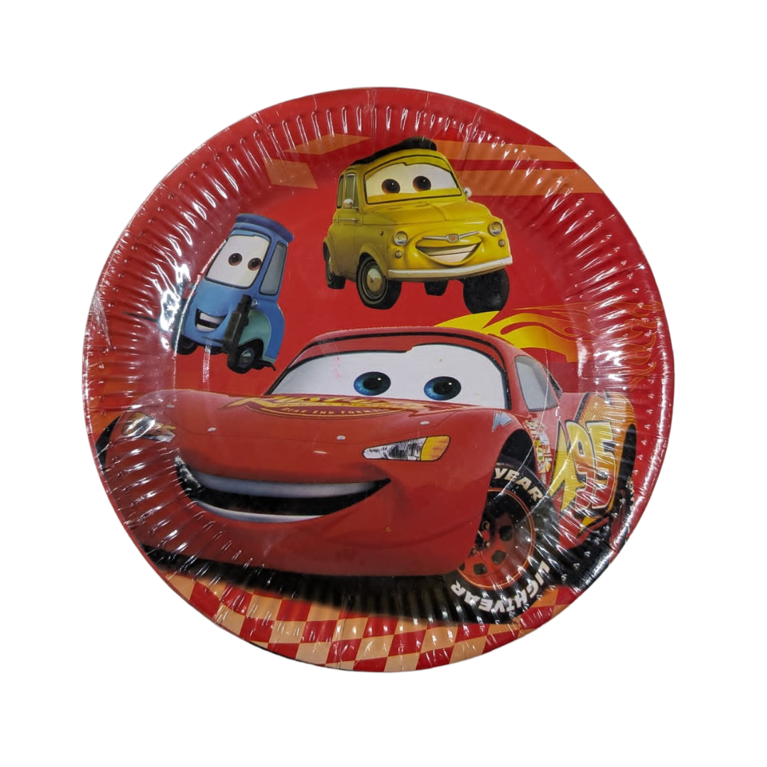 Cars Party Plates