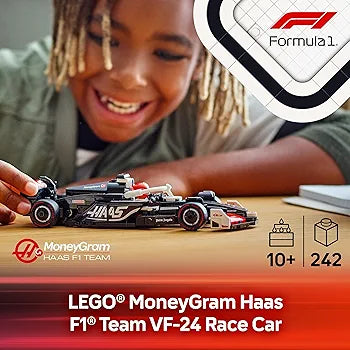 LEGO Speed Champions MoneyGram Haas F1 Team VF-24 Race Car