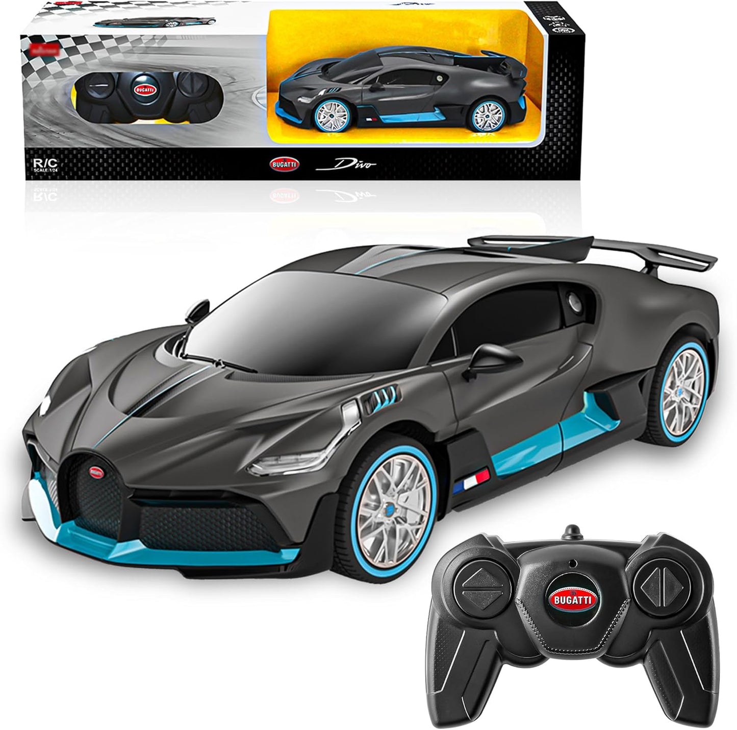 BEZGAR Bugatti Remote Control Car