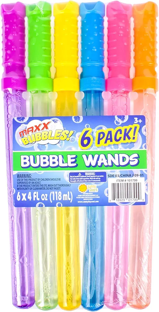 Max Bubbles Bubble Wands 4 fl oz