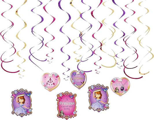 Sofia the First Swirl Decorations
