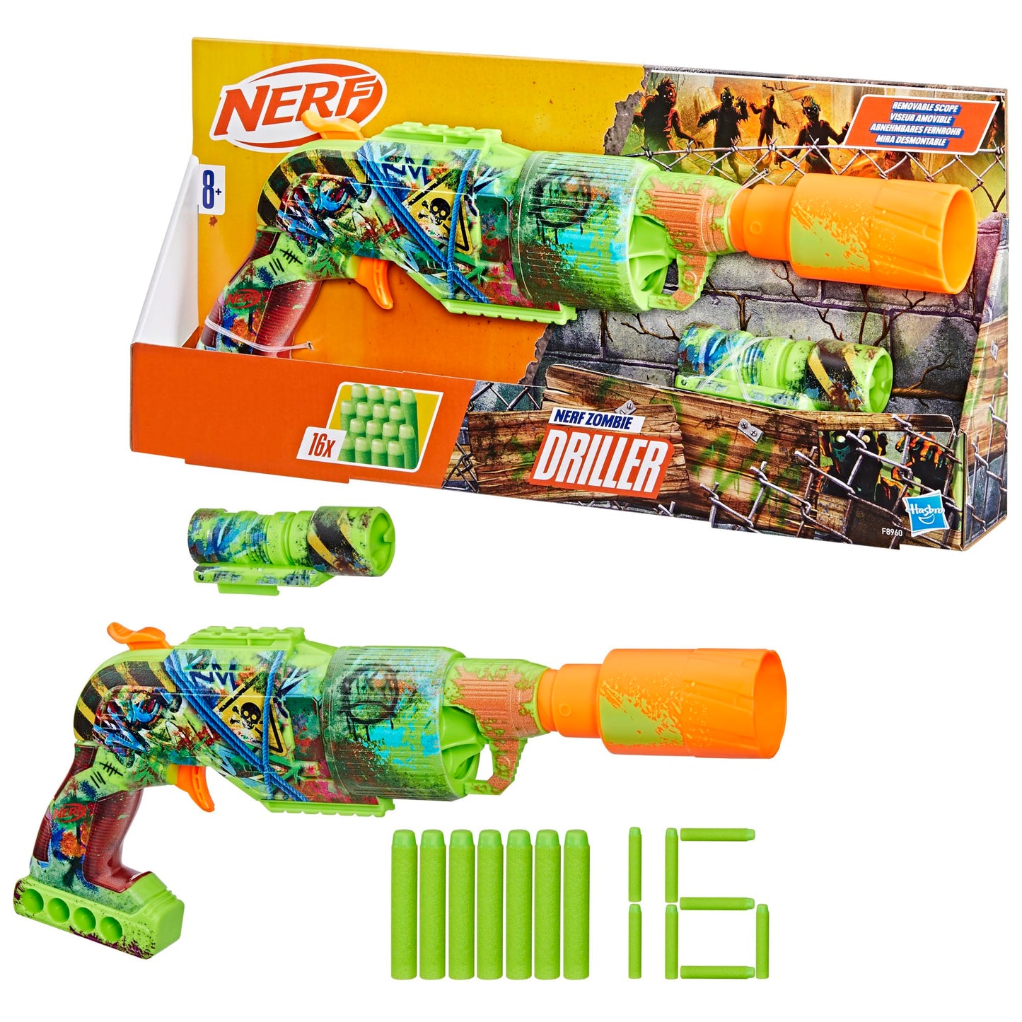 NERF Zombie Driller