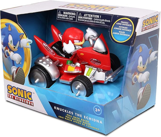 Knuckles the Echnida Pull Back Racer - Sonic the Hedgehog