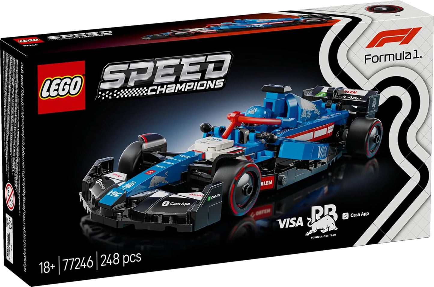 LEGO Speed Champions Visa Cash App RB VCARB 01 F1 Race Car