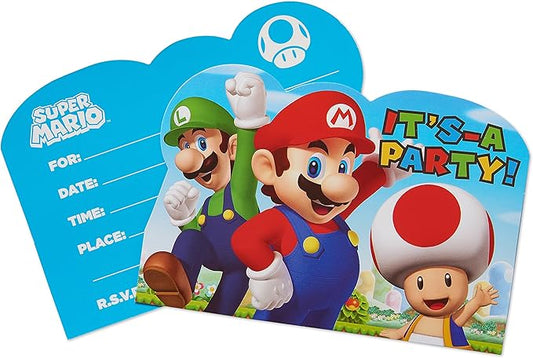 Super Mario Invitation
