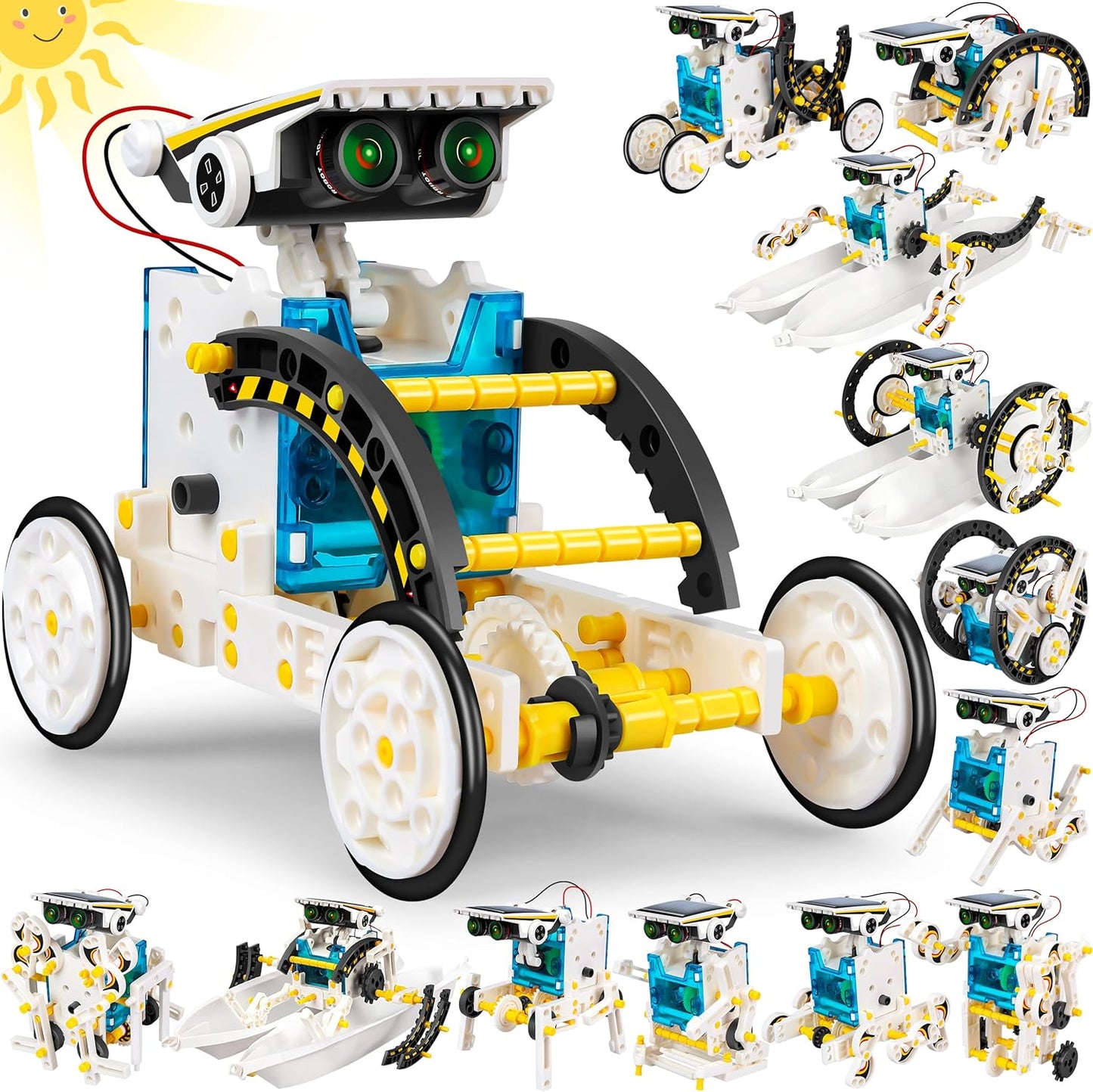 STEM 13-in-1 Solar Power Robots Creation Toy