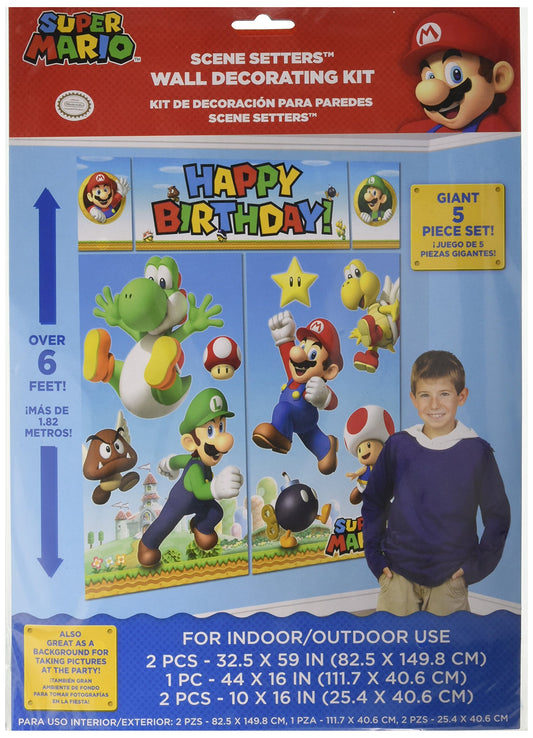 Super Mario Scene Setter Wall Decoration