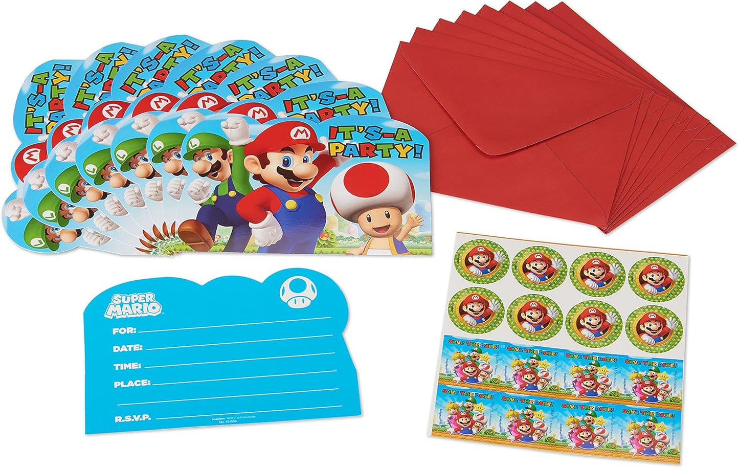 Super Mario Invitation
