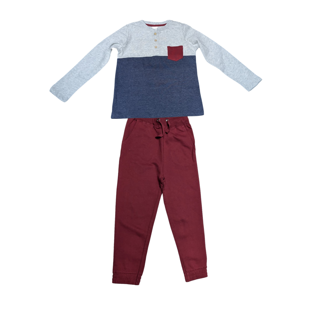 Newness Top and Sweatpants Set MM9/MM12