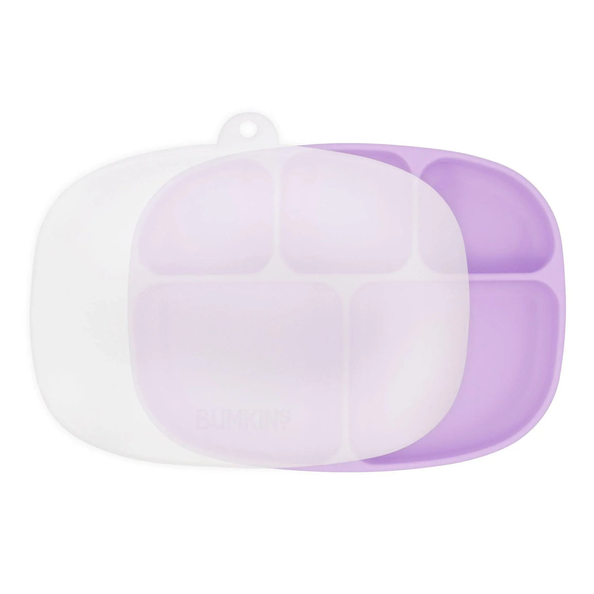 Bumkins Silicone Grip Dish with Lid (5 Section)