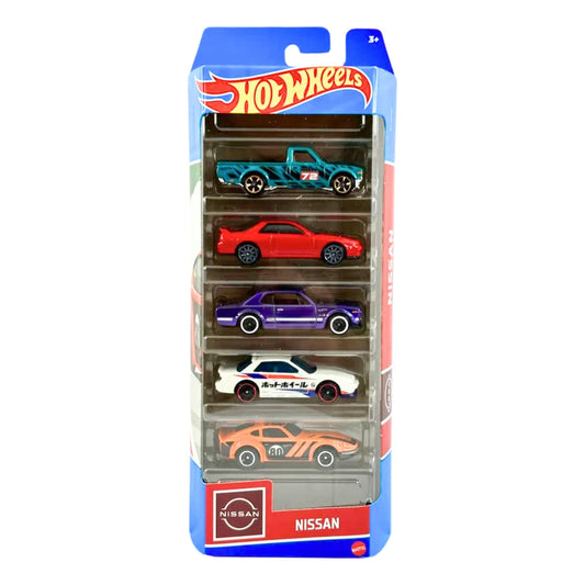 Hot Wheels Nissan 5 Pack