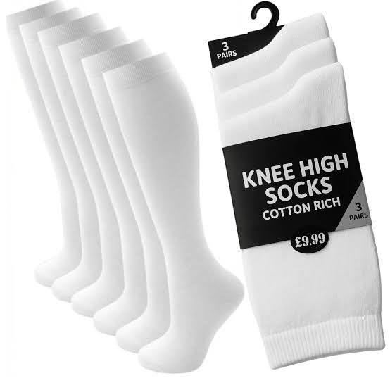 LYCRA Knee High socks cotton rich
