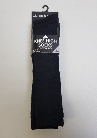 LYCRA Knee High socks cotton rich