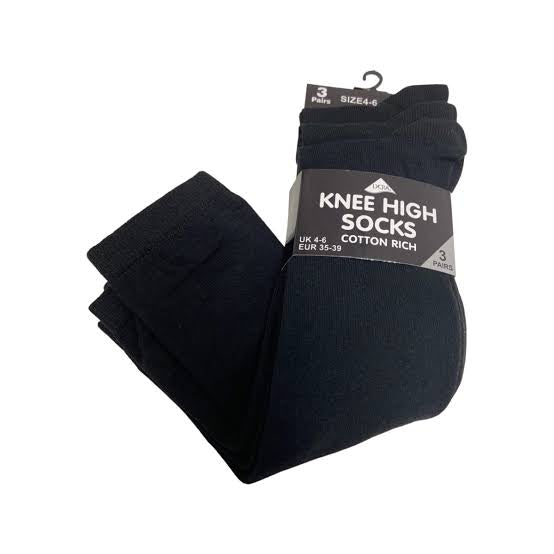 LYCRA Knee High socks cotton rich