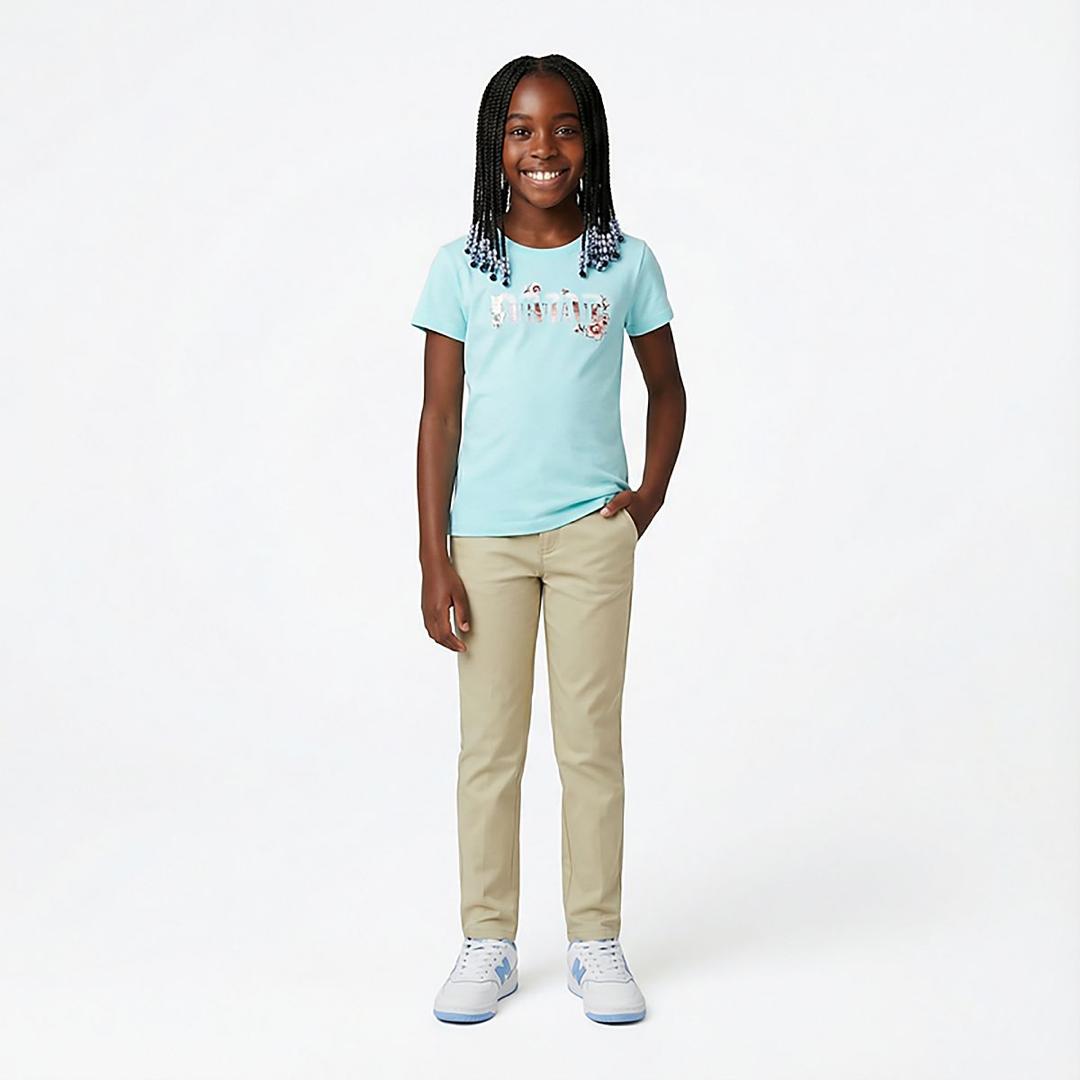 French Toast Girls Pants straight leg
