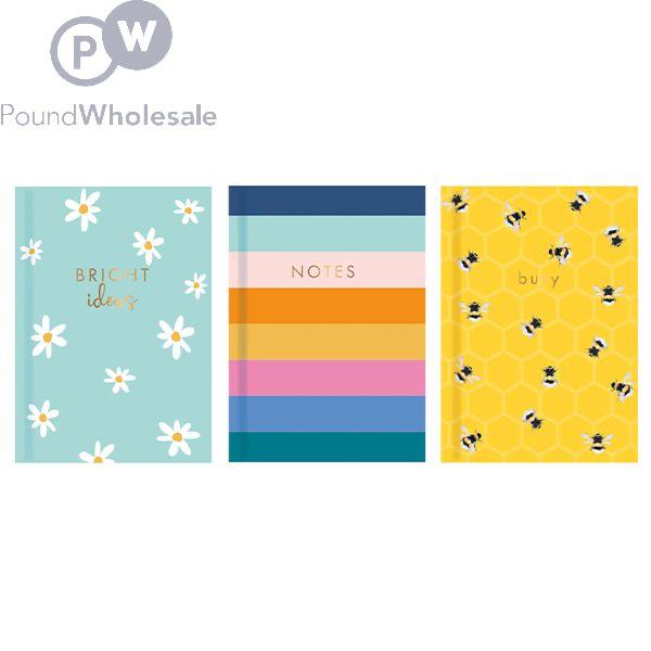 Tallon A4 Hardback Notebook – Pastel Designs in