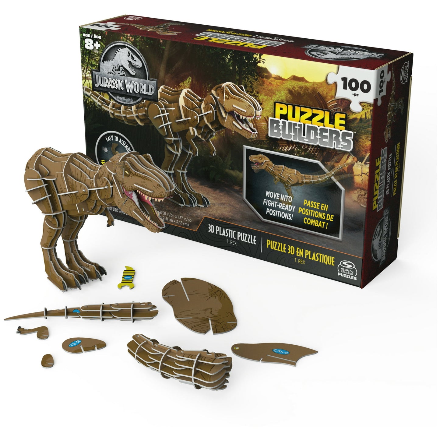 Jurassic World 3D Plastic Puzzle