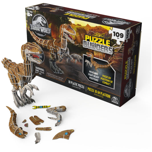 Jurassic World 3D Plastic Puzzle