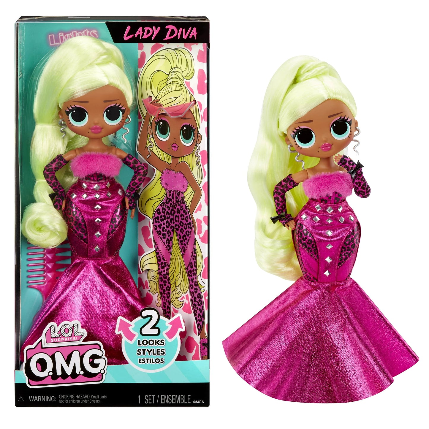 LOL Surprise OMG Lady Diva Fashion Doll