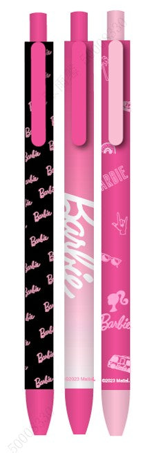 Barbie Retractable Gel Pens (3 Pack)