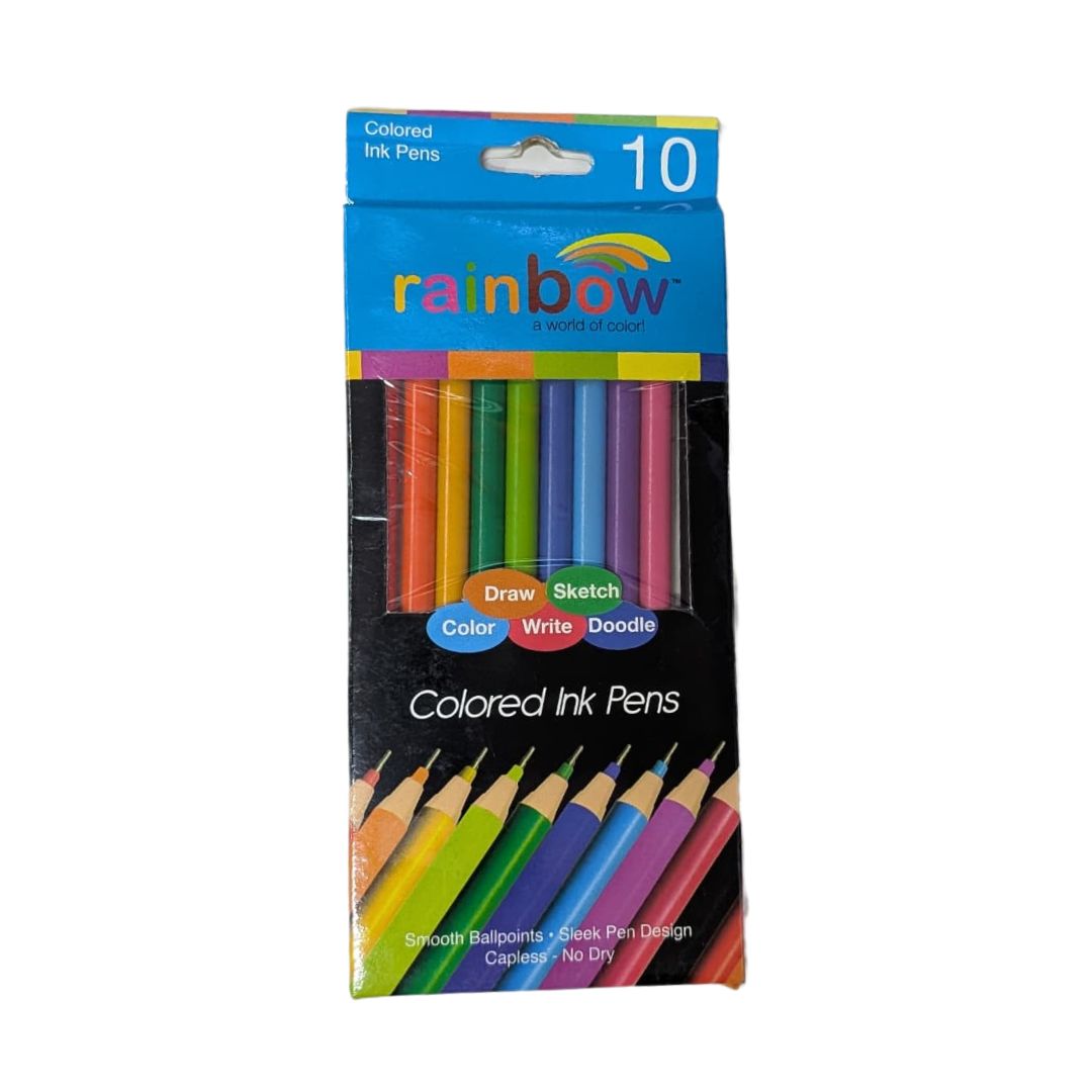 Rainbow Colored Pens