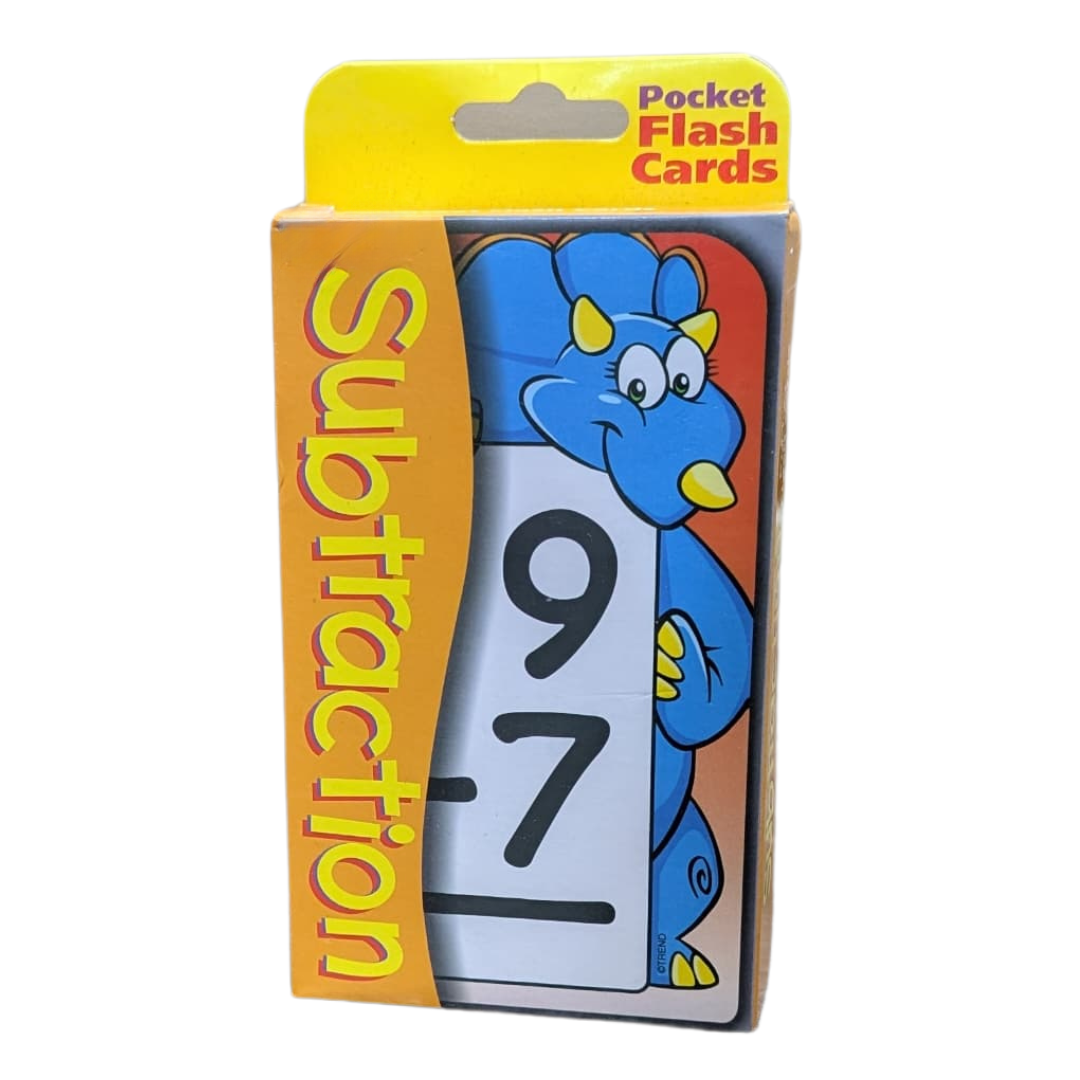 Subtraction Pocket Flash Cards