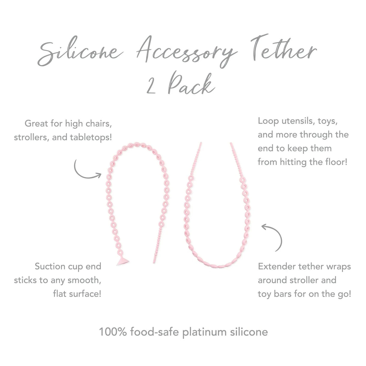 Bumkins Silicone Tethers 2 Pack