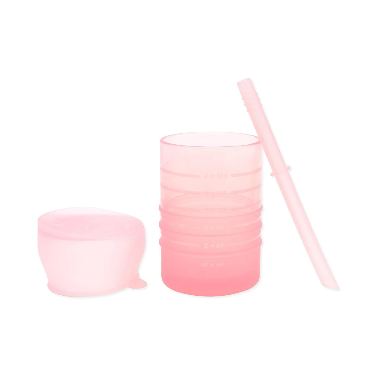 Bumkins Silicone Toddler Straw Cups with Lid