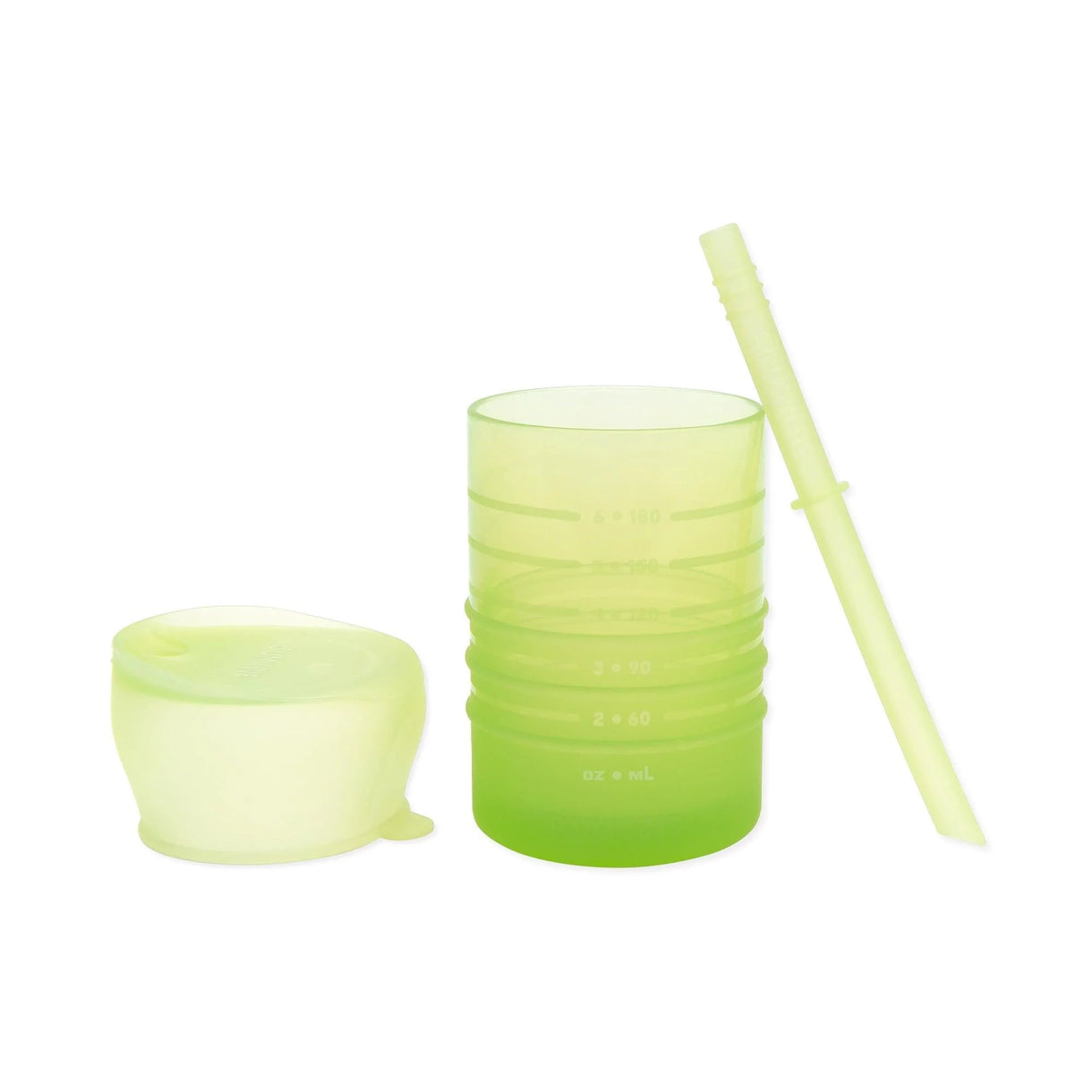 Bumkins Silicone Toddler Straw Cups with Lid