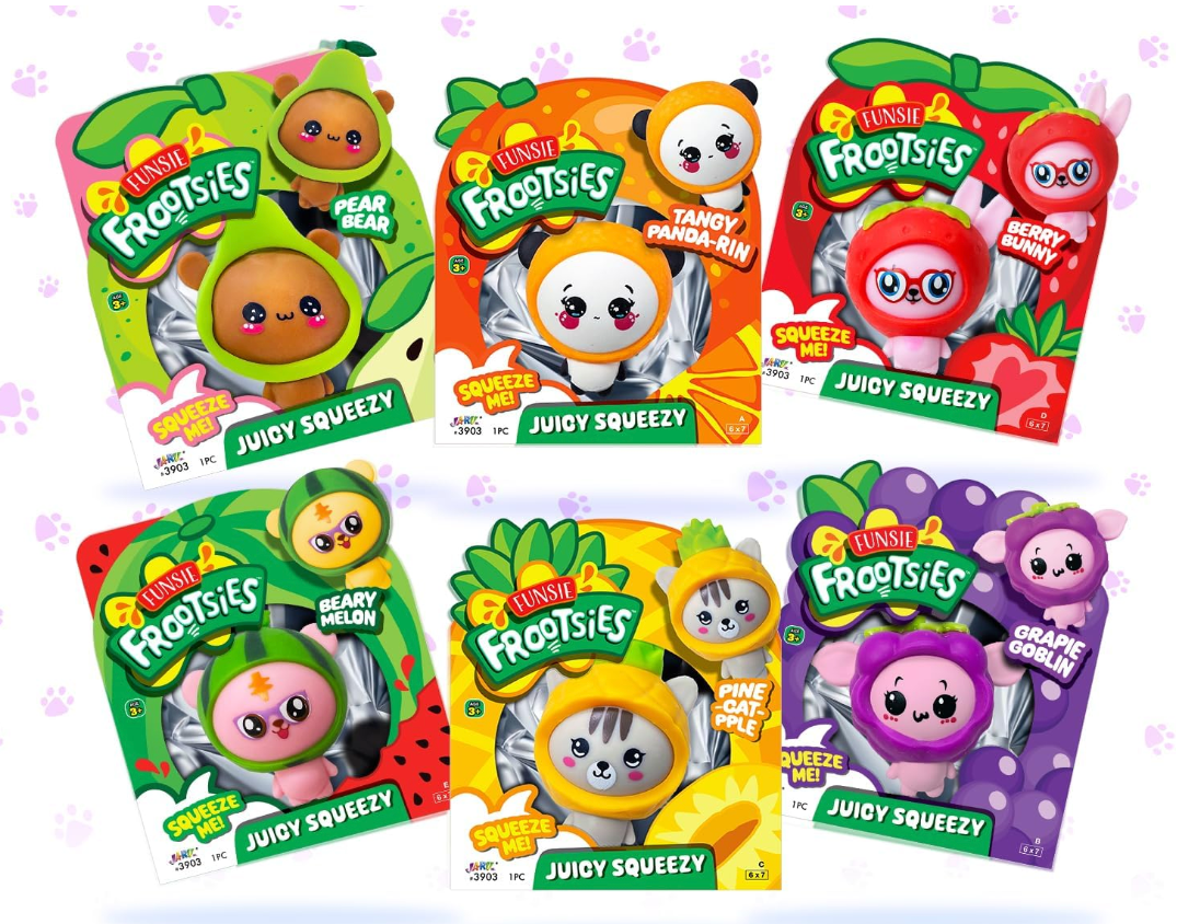 Funsie Frootsies Squishy Toys