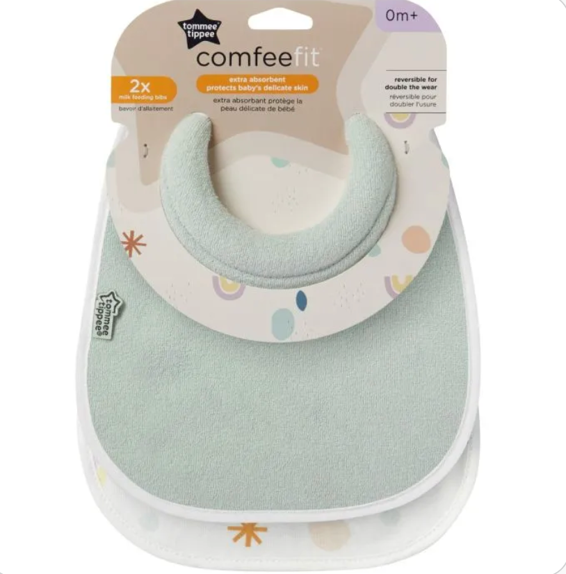 Tommee Tippee Baby Milk Feeding Bibs