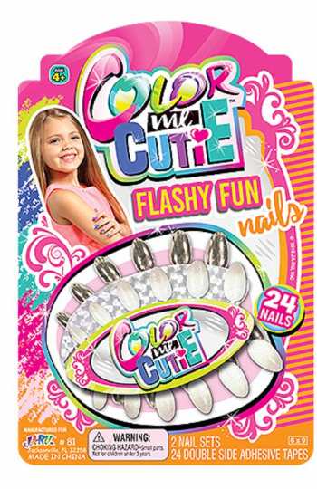 Color Me Cutie Flashy Fun Nails