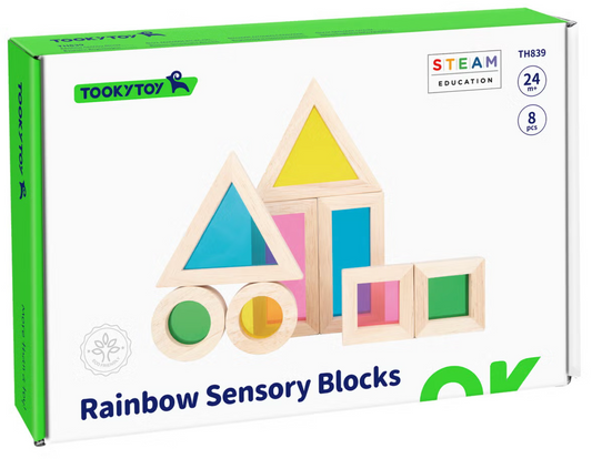 Rainbow Sensory Blocks