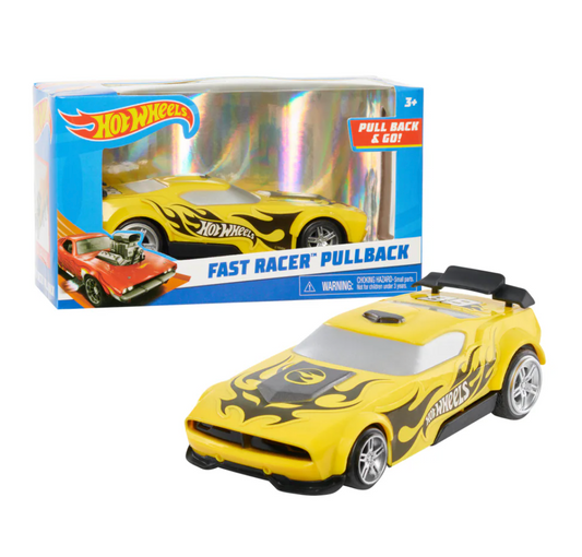 Hot Wheels Fast Racer Pullback Cars