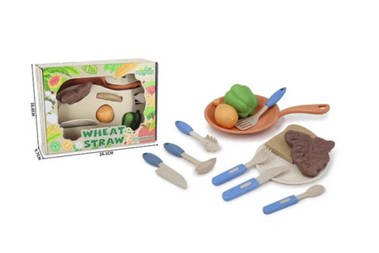 Steak Kitchen Playset - Kolinbaby Wheat Straw