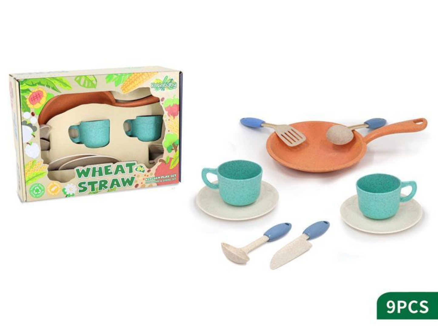 Kitchen Utensils Playset - Kolinbaby Wheat Straw