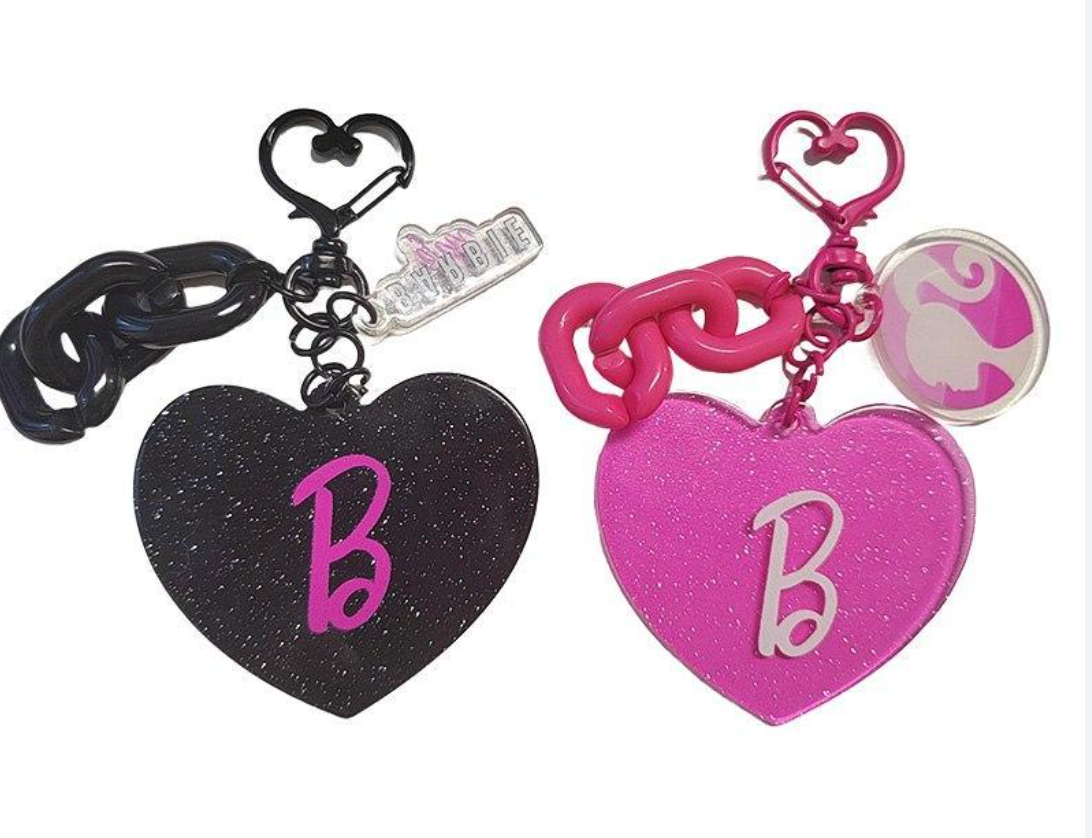 Barbie Heart Key Chains
