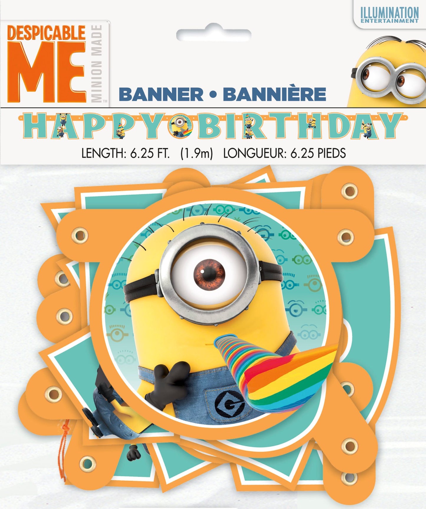 Minions Hanging Birthday Banner