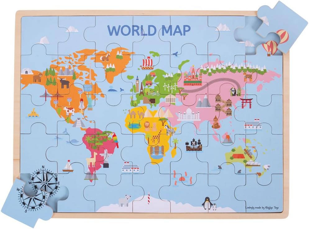 World Map Jigsaw Puzzle