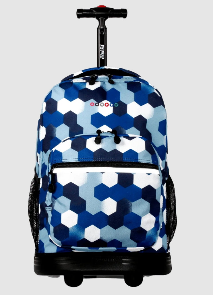 Jworld Sunrise Rolling Backpack 18"