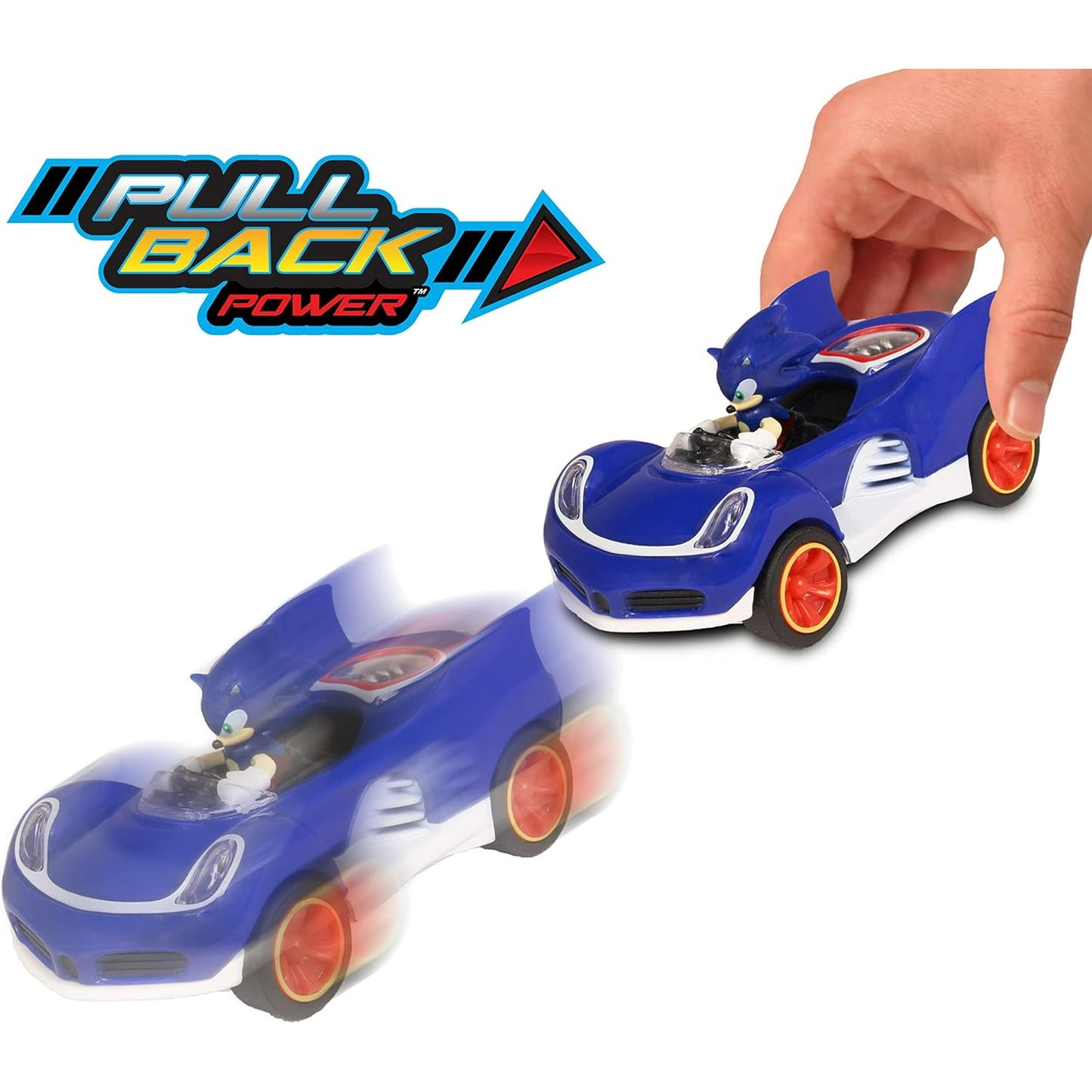Sonic the Hedgehog All Stars Racing Transformed Pull Back Racer