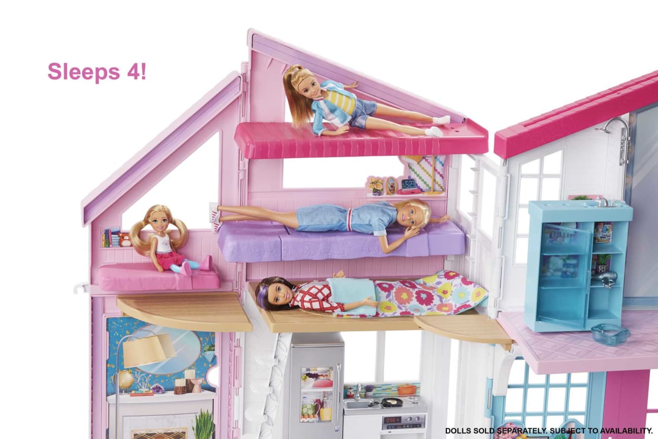 Barbie Malibu House Dollhouse Playset
