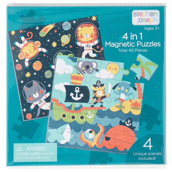 4 in 1 Magnetic Puzzle Books