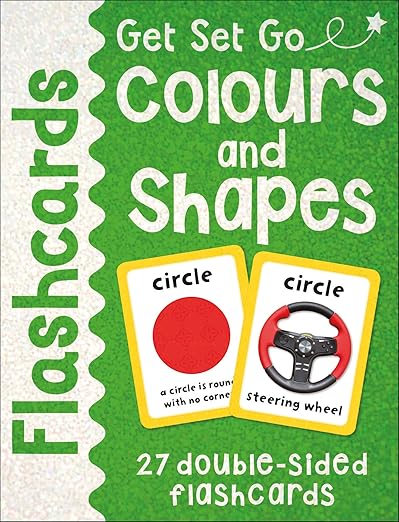 Get Set Go Colours and Shapes Flashcards