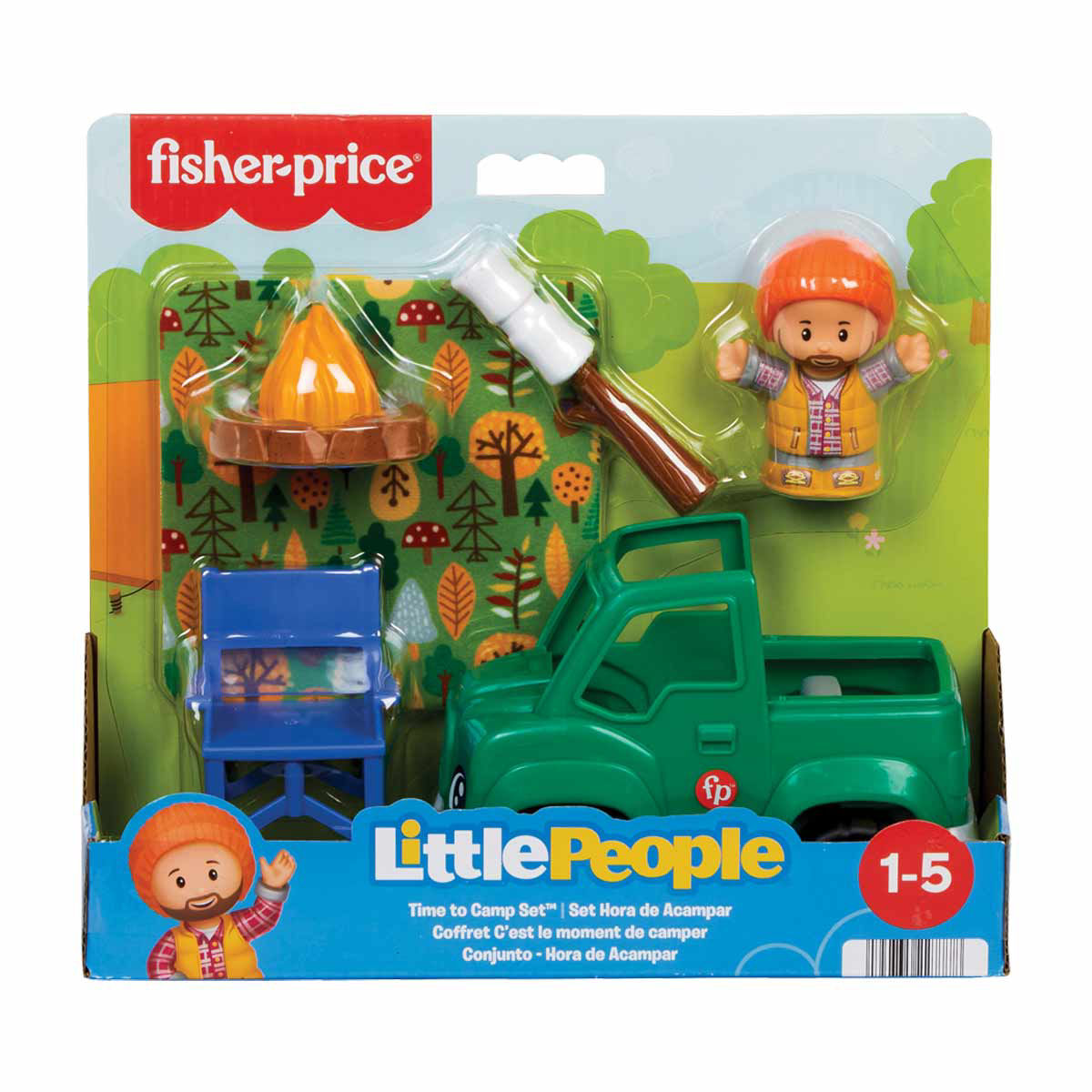 Time to Camp Set. Fisher Price Little People