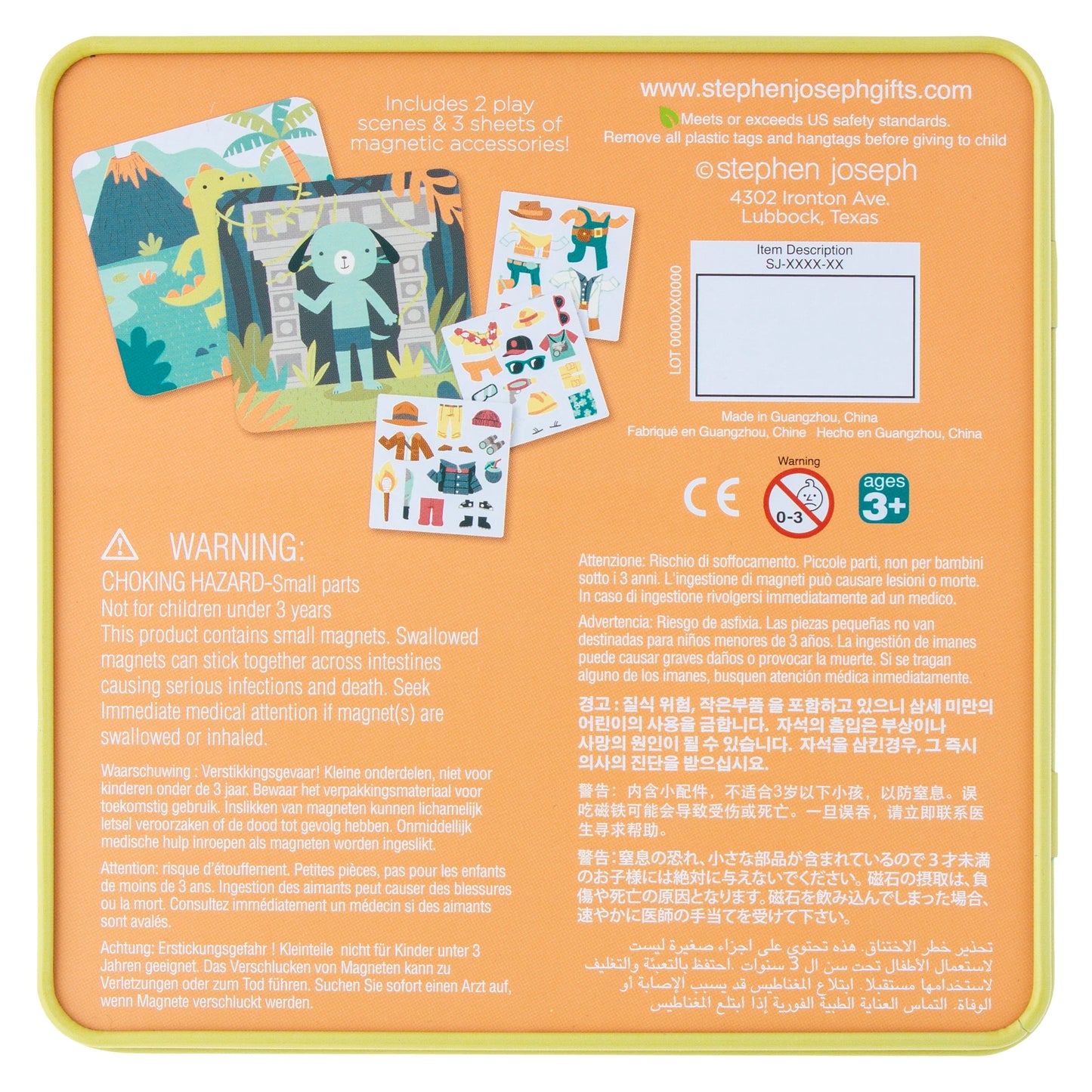 Magnetic Dress Up Travel Tin