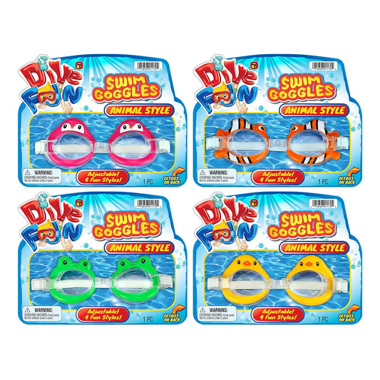 Dive Fun Animal Style Swim Goggles