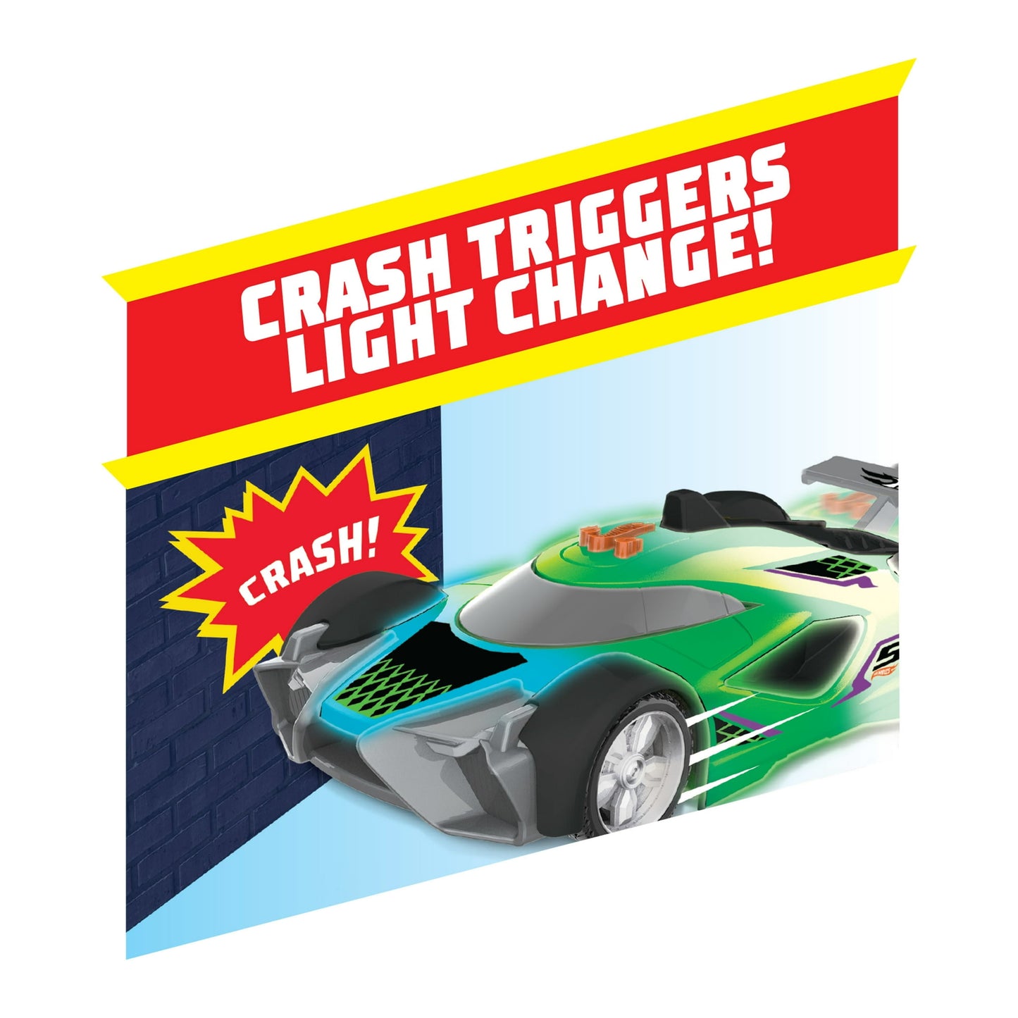 Hot Wheels Color Crashers Mach Speeder