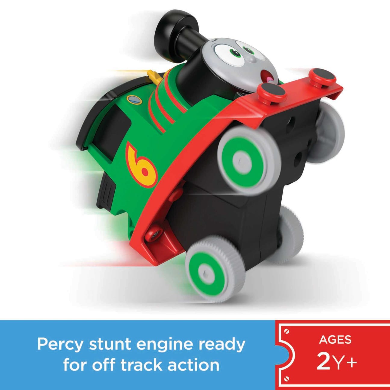 Thomas & Friends Press 'n Go Stunt Percy Racing Toy Train